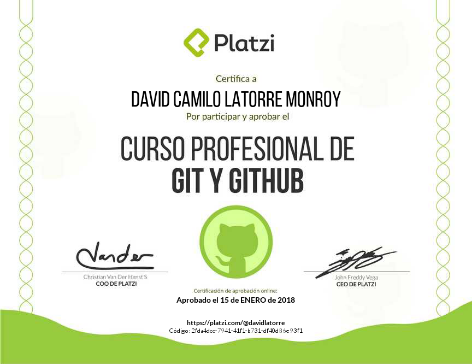 Git y github Certification 